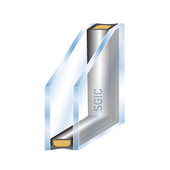 Schema-2fach Isolierglas