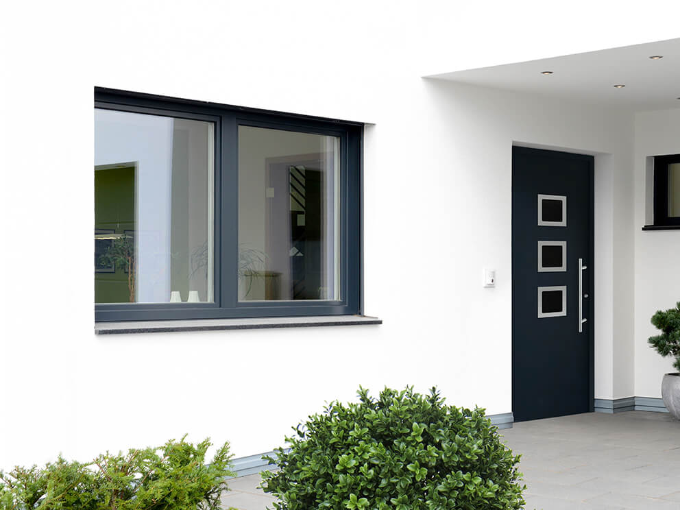 Ein Fenster an einem Haus