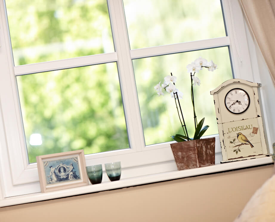 Eine Nahaufnahme eines Fensters