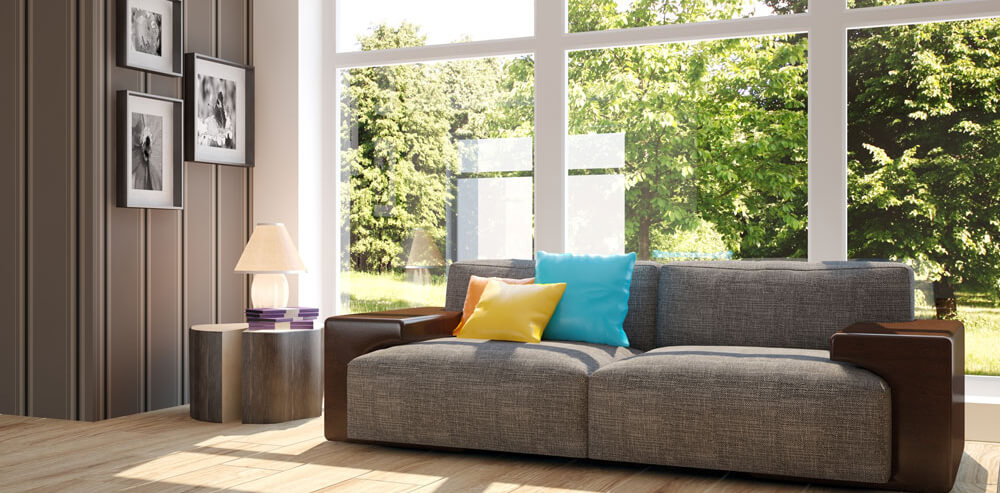 Eine dunkle Haustür