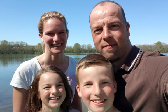 Selfie von Familie Magens