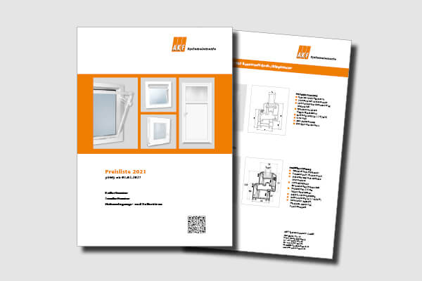 Ansicht Preisliste Katalog