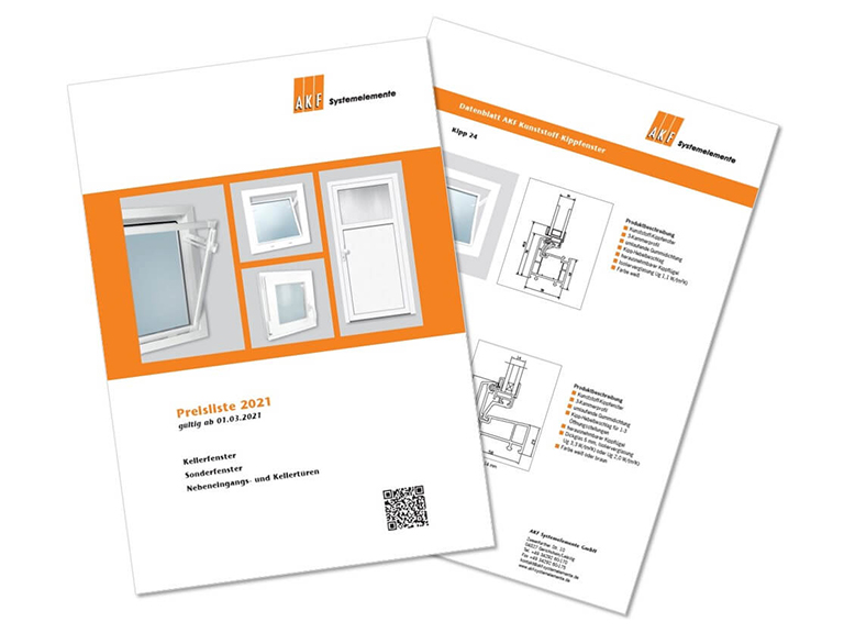 Ansicht Preisliste Katalog