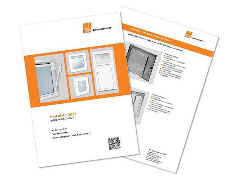 Ansicht Preisliste Katalog