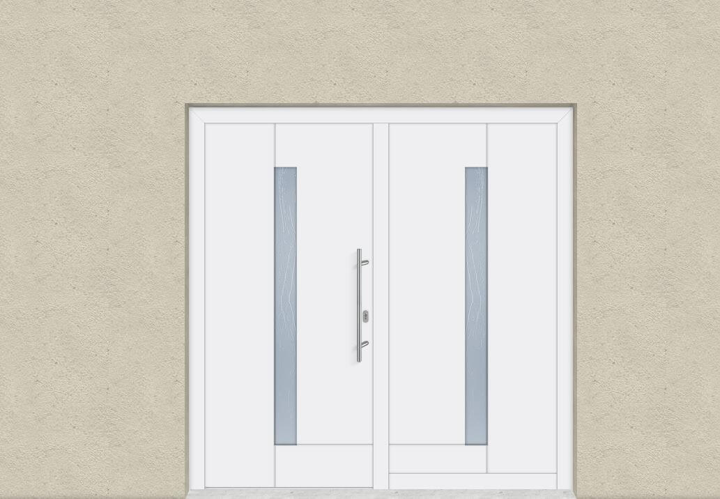 Grafik Einflügelig mit Seitenteil