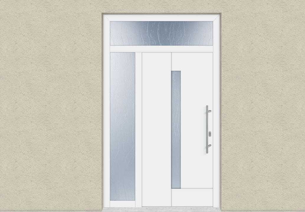 Grafik Einflügelig mit Seitenteil links und Oberlicht