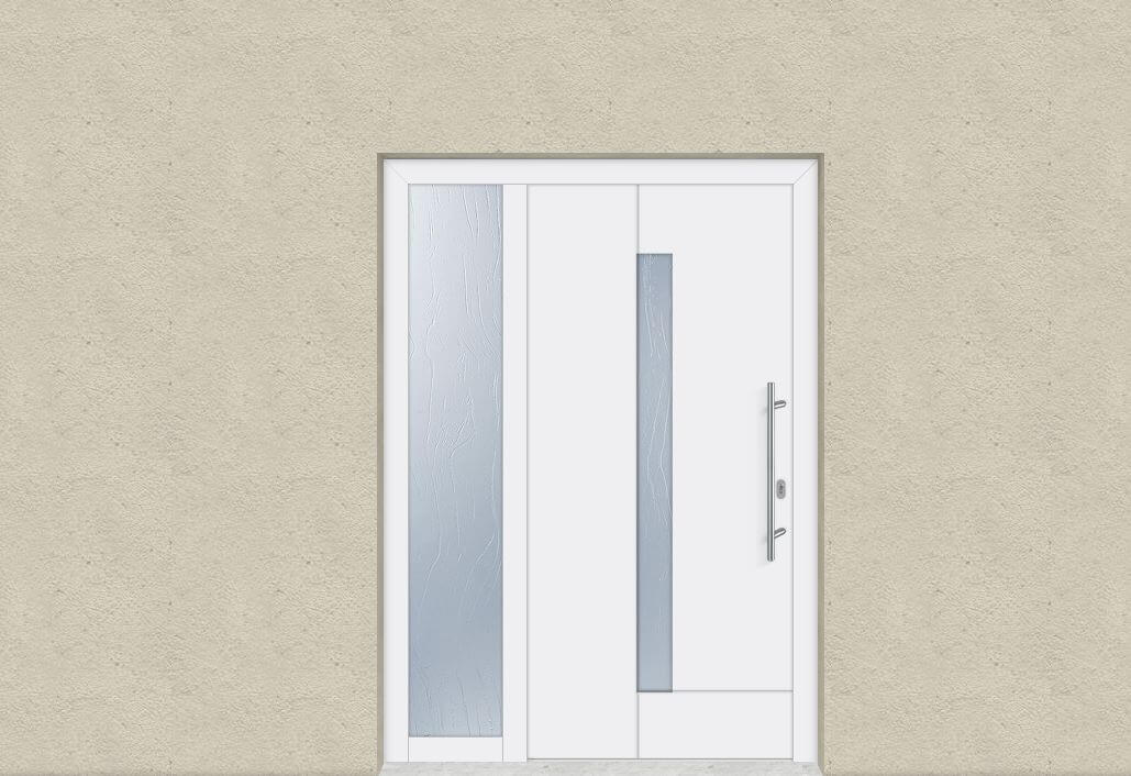 Grafik Einflügelig mit Seitenteil links