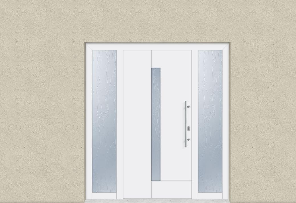 Grafik Einflügelig mit Seitenteil links und rechts