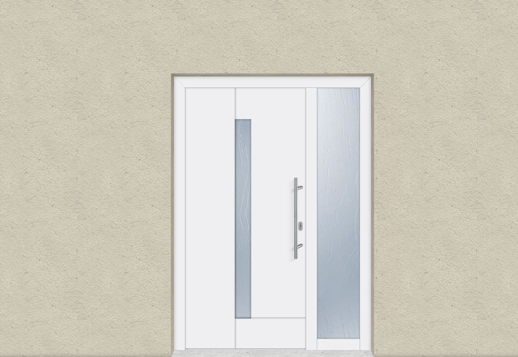 Grafik Einflügelig mit Seitenteil rechts