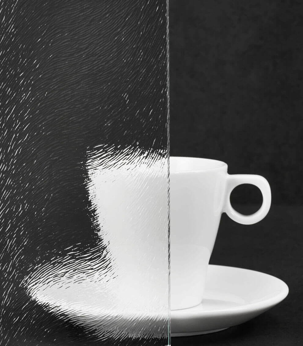 Farbe Ornamentglas Chinchilla