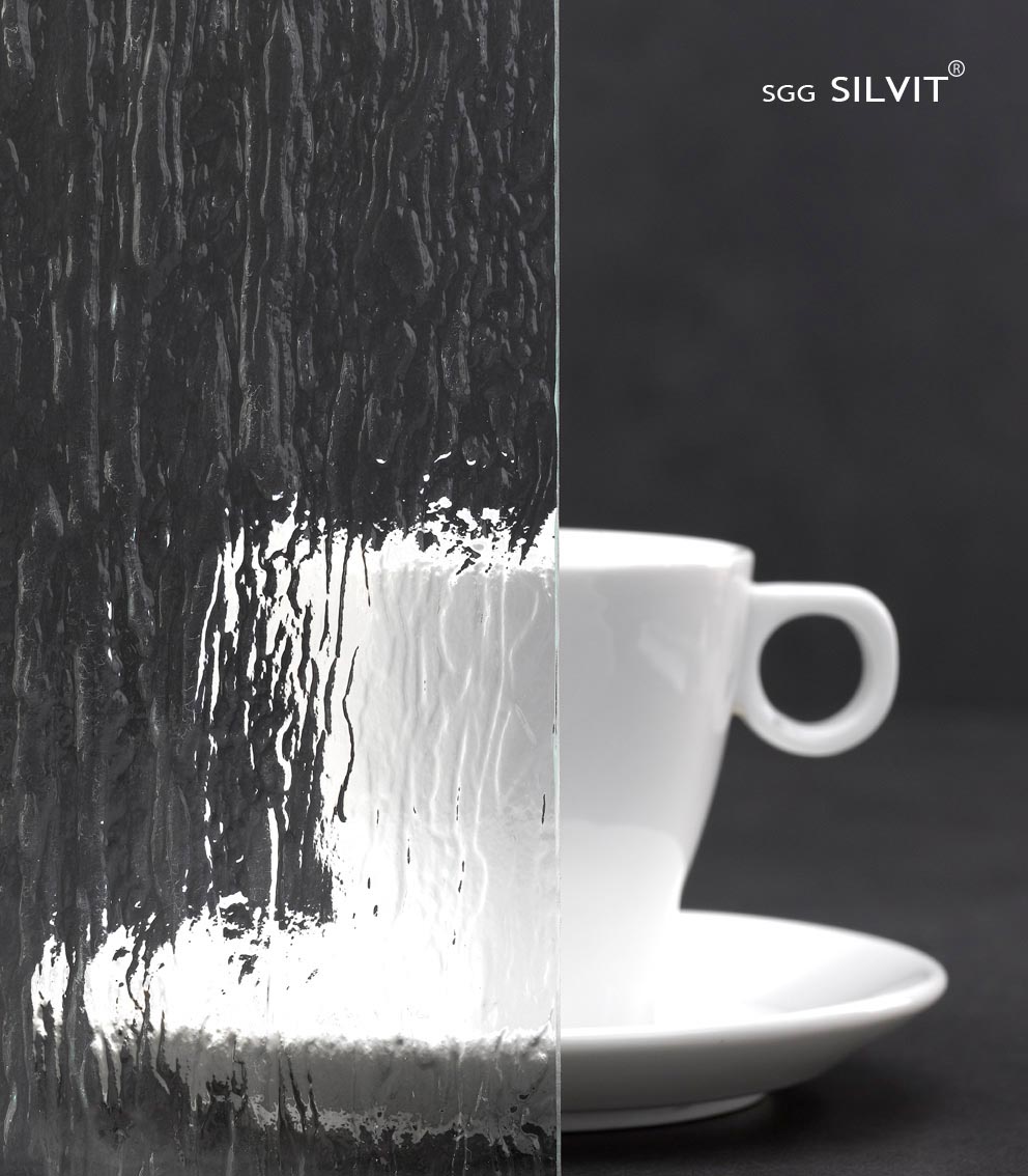 Farbe Ornamentglas Silvit