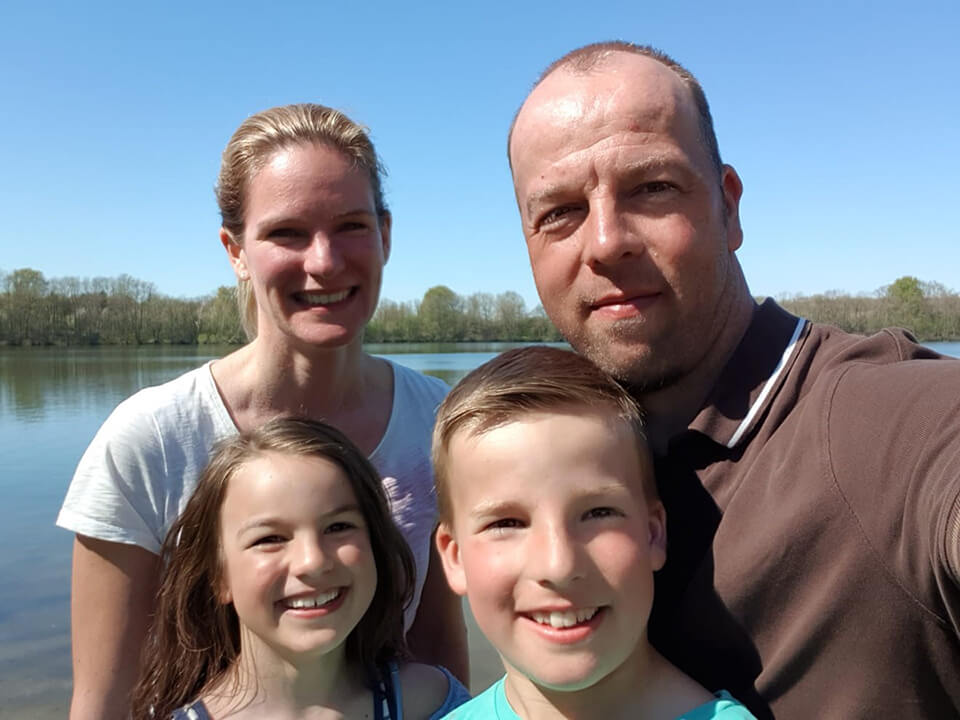 Ein Selfie einer Familie