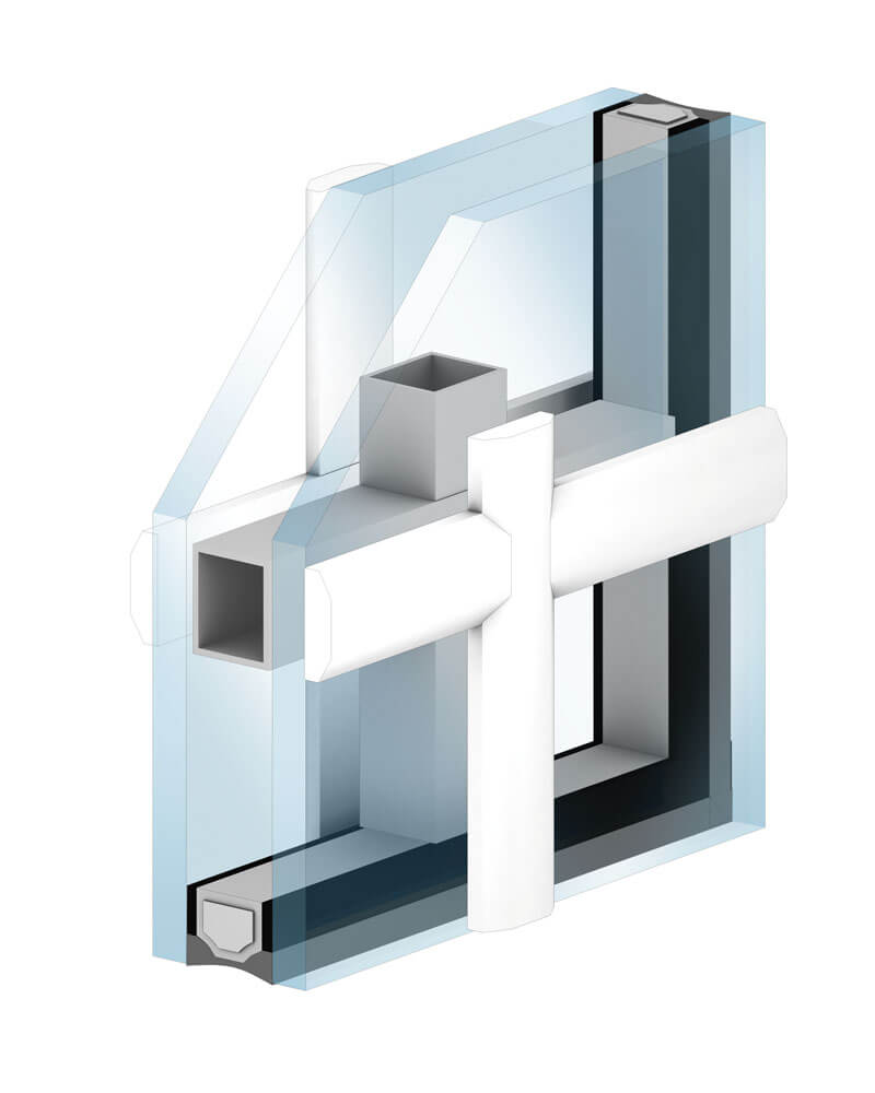 Grafik Aufgeklebte Sprossen