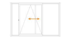 Zeichnung Parallel-Schiebe-Kipp-Anlage